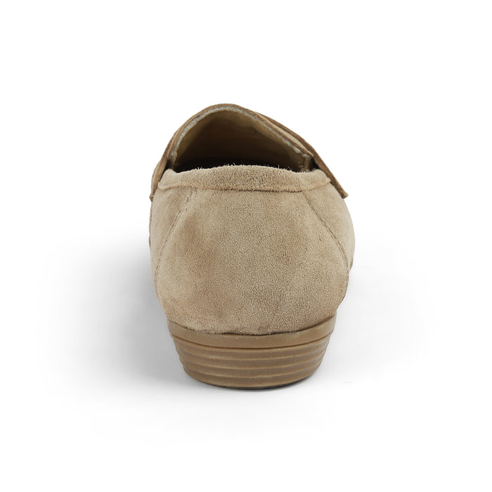 Women's Suede Leather Loafers Tresmode