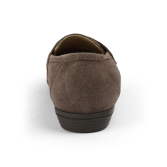 Women's Suede Leather Loafers Tresmode