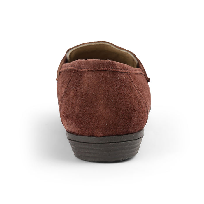 Women's Suede Leather Loafers Tresmode