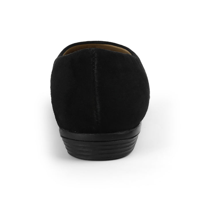 Women's Suede Leather Ballerinas Tresmode