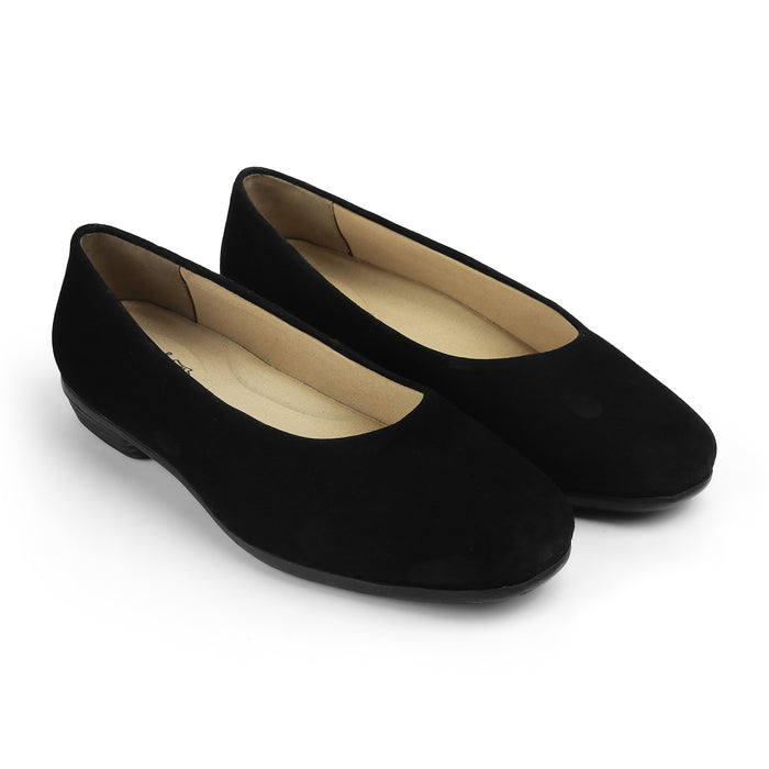 Women's Suede Leather Ballerinas Tresmode