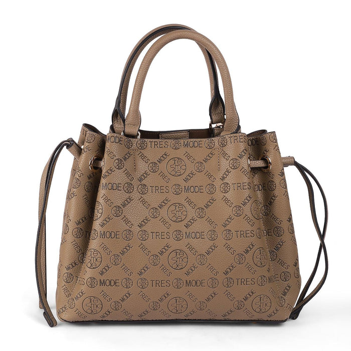 Tresmode Khaki Women's Vegan-Friendly Leather Handbag