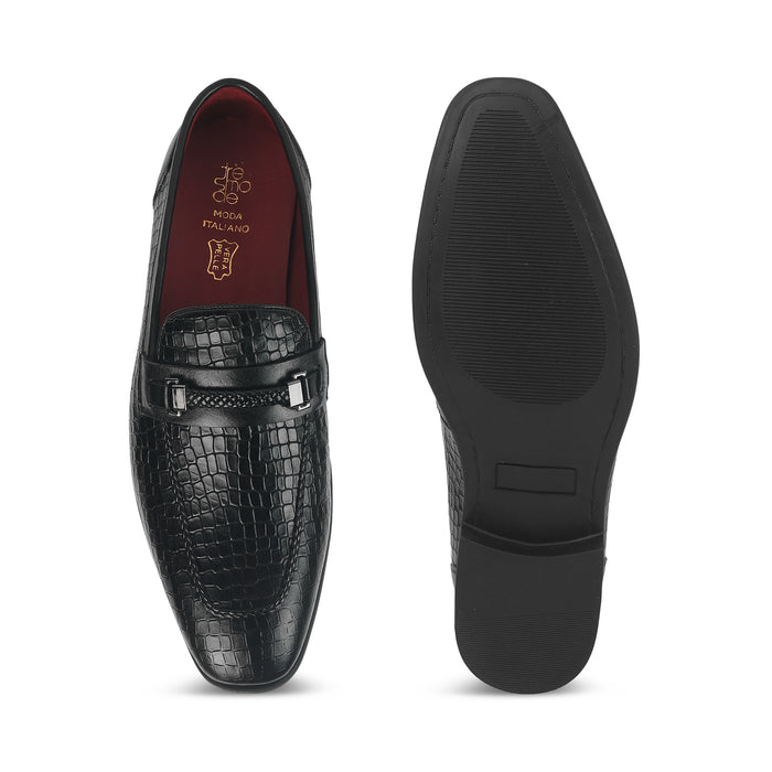 Men's Modern Leather Loafers Tresmode