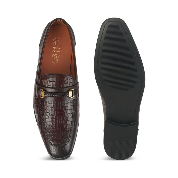Men's Modern Leather Loafers Tresmode