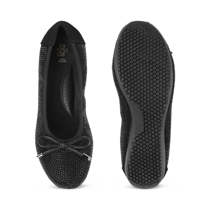 Todiam Black Women's Dress Ballerinas Tresmode