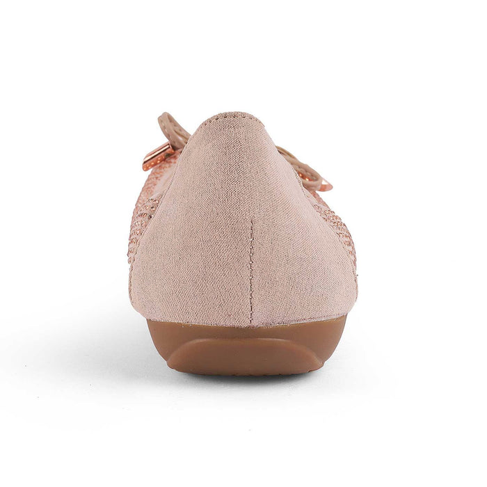 Todiam Pink Women's TPR Sole Ballerinas Tresmode