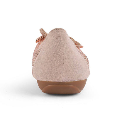 Todiam Pink Women's TPR Sole Ballerinas Tresmode