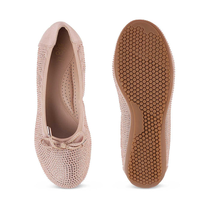 Todiam Pink Women's Dress Ballerinas Tresmode