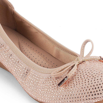 Todiam Pink Women's Dress Ballerinas Tresmode