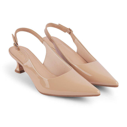 Tokyo Beige Women's TPR Sole Pumps Tresmode