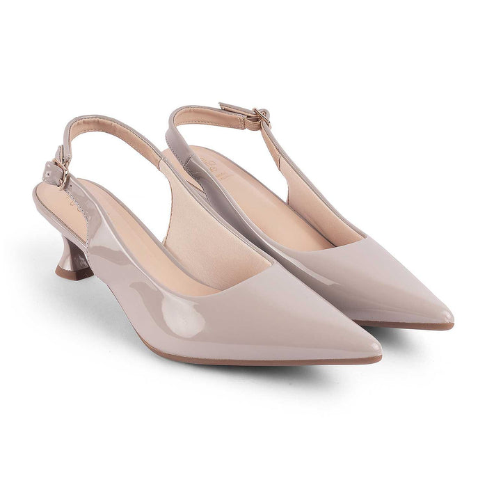 Tokyo Grey Women's TPR Sole Pumps Tresmode