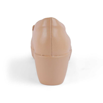 Torock Tan Women's Round Shape Wedge Sandals Tresmode