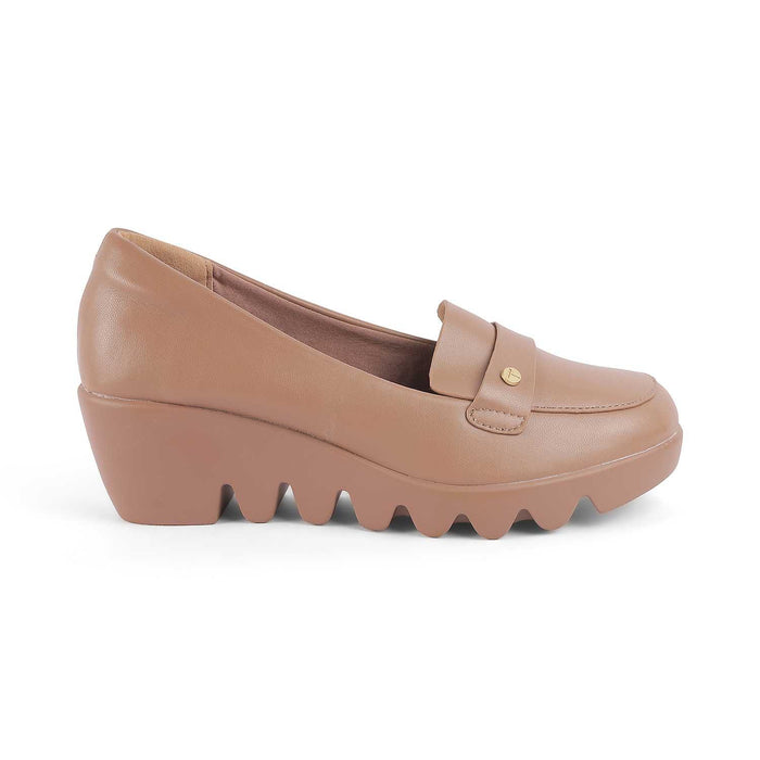 Towes Taupe Women's Wedge Sandals Tesmode