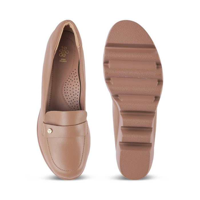 Towes Taupe Women's Versatile Wedge Sandals Tresmode