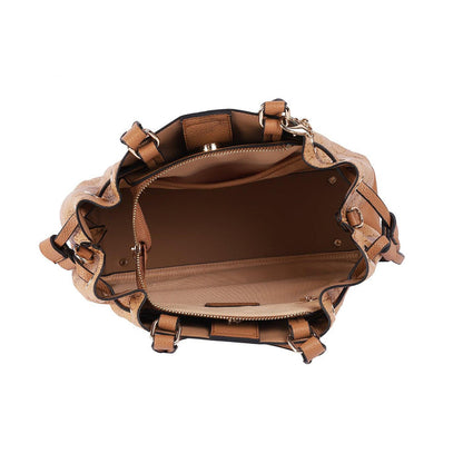 Tresmode Brown Women's Handbag With A Detachable Strap