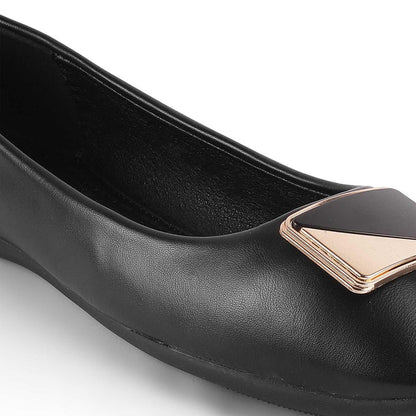 Treci Black Women's Casual Ballerinas Tresmode