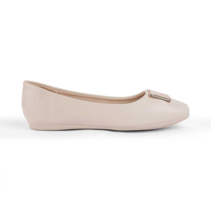 Treci White Women's Ballerinas Tresmode
