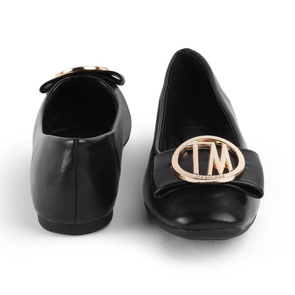 Trego Black Women's Comfortable and Stylish Ballerinas Tresmode