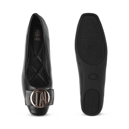 Trego Black Women's Chic Ballerinas Tresmode