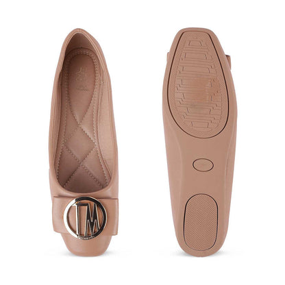 Trego Tan Women's Chic Ballerinas Tresmode