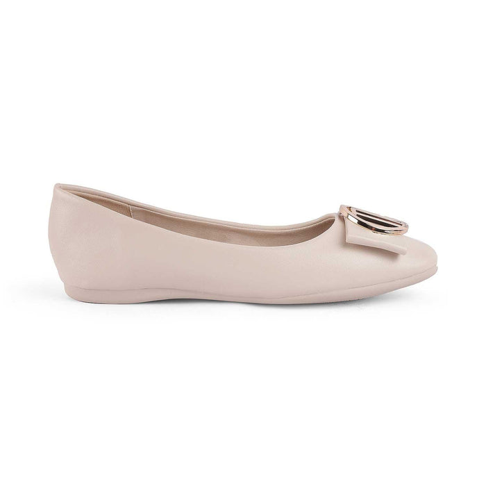 Trego White Women's Ballerinas Tresmode