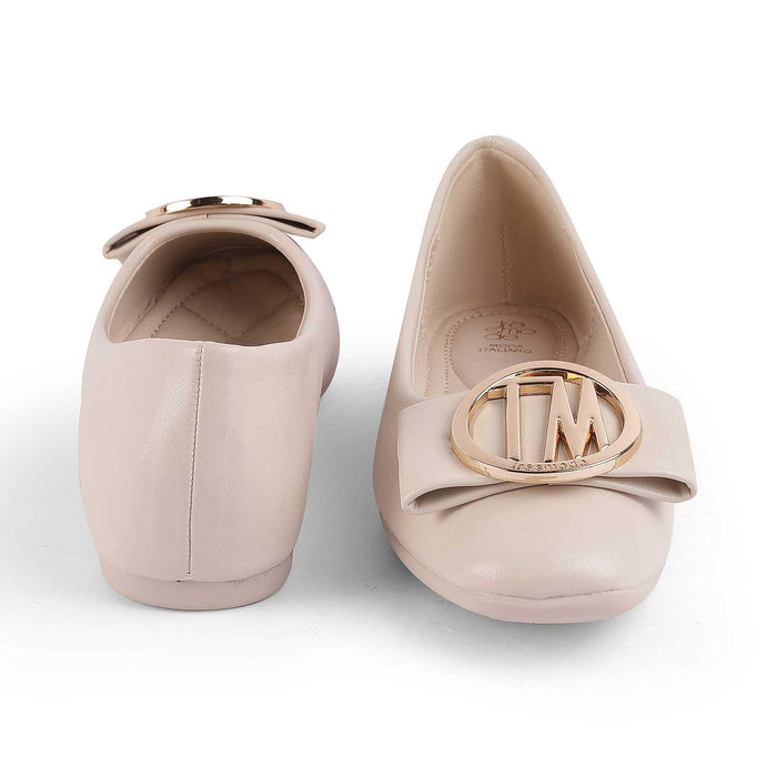 Trego White Women's Comfortable and Stylish Ballerinas Tresmode