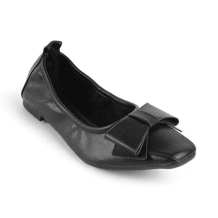 Treiu Black Women's Vegan-Friendly Ballerinas Tresmode