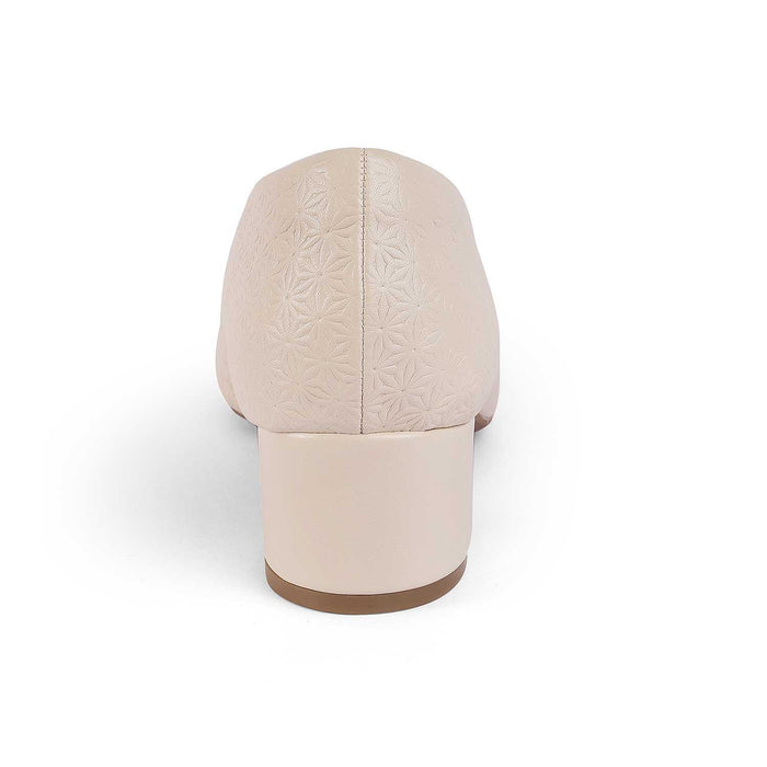 Treroy Beige Women's Round Shape Peep Toe Sandals Tresmode