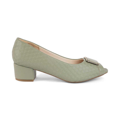 Treroy Green Women's Peep Toe Sandals Tresmode