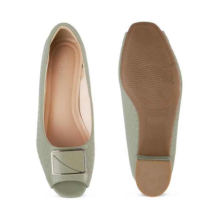 Treroy Green Women's Trendy Peep-toe Sandals Tresmode