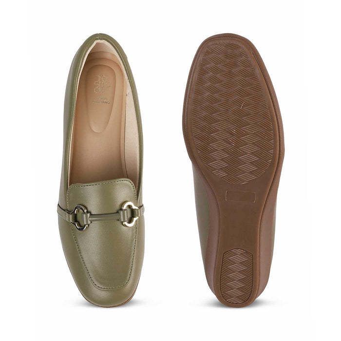 Trevy Green Women's Super Comfortable Loafers Tresmode