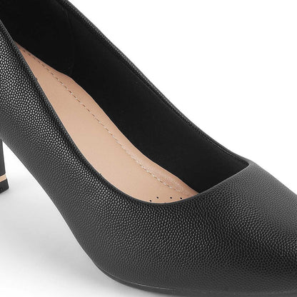 Triango Black Women's Dress Pumps Tresmode