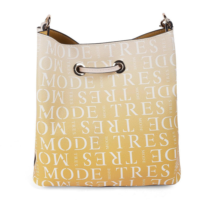 Tresmode Beige Women's Vegan-Friendly Leather Handbag