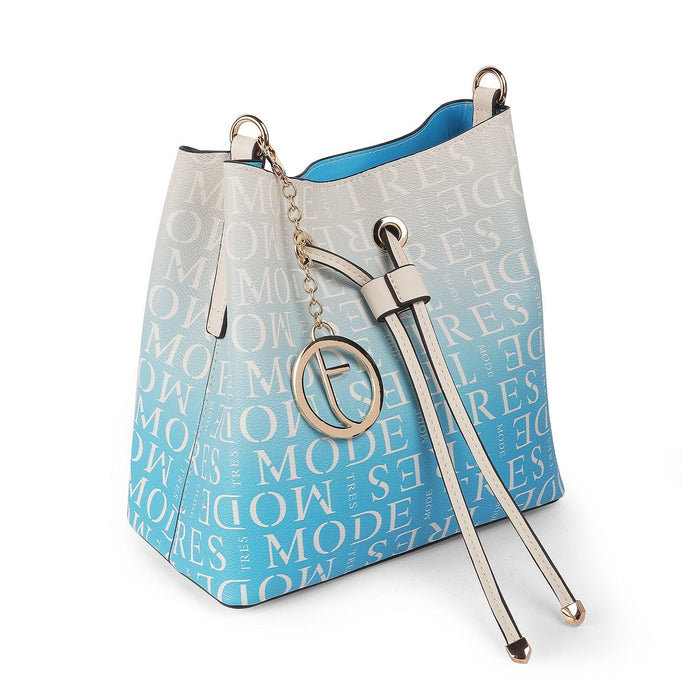 Tresmode Blue Women's Classic Ombre Handbag