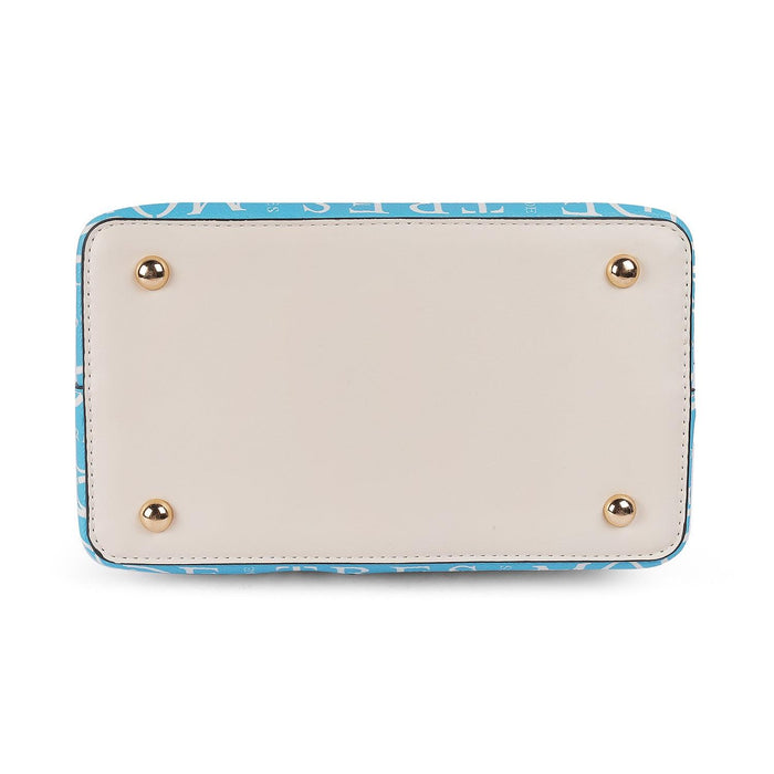 Tresmode Blue Women's Drawstring Closure Handbag