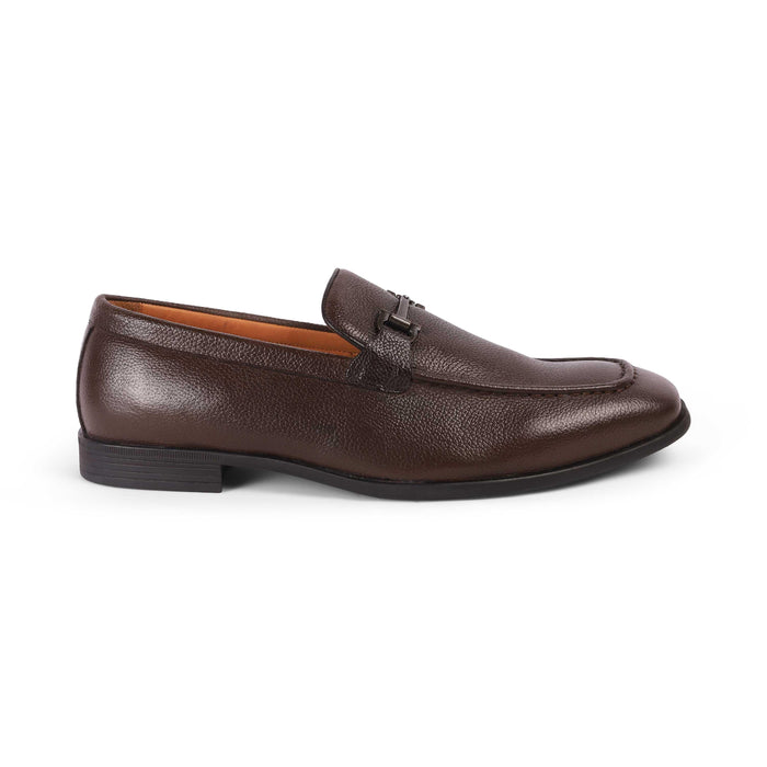 Umac Brown Men's Leather Loafers Tresmode