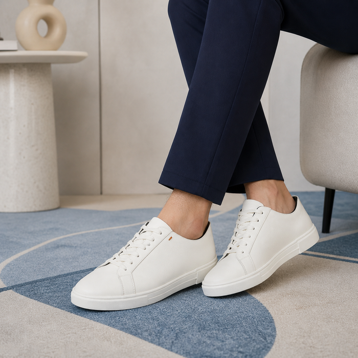 Tresmode Vaggio White Men's Sneakers