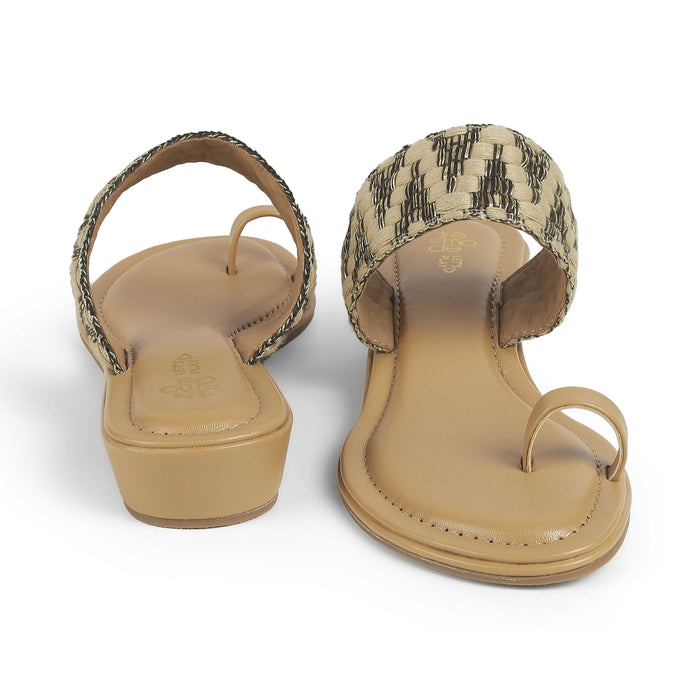 Women's Round Toe-shape Small Wedge Sandals Tresmode