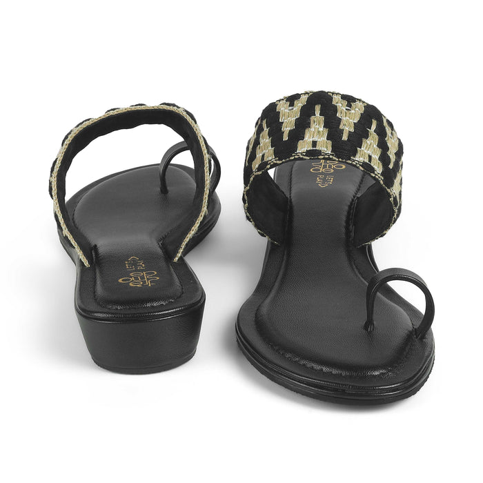 Women's Round Toe-shape Small Wedge Sandals Tresmode