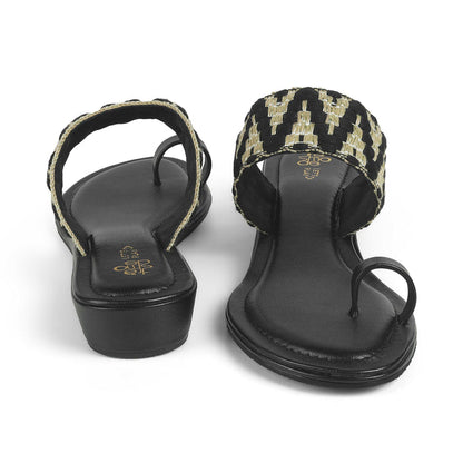 Women's Round Toe-shape Small Wedge Sandals Tresmode