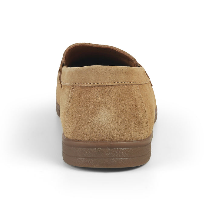 Men's Suede Leather Loafers Tresmode