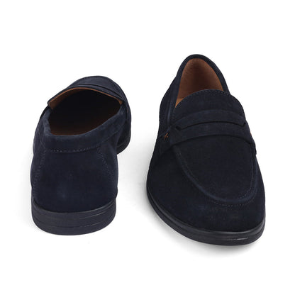 Men's Round Toe-shape Leather Loafers Tresmode