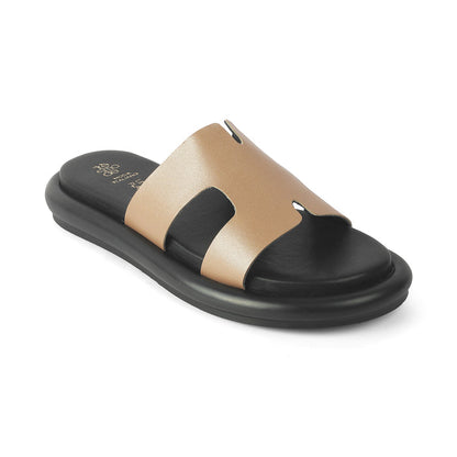 Women's Champagne Flats Tresmode