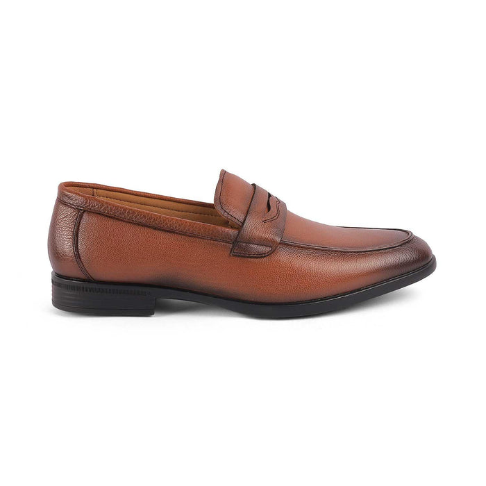 Yesi Black Men's Leather Penny Loafers Tresmode