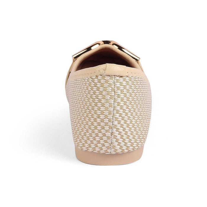 Yolky Beige Women's Vegan-Friendly Ballerinas Tresmode