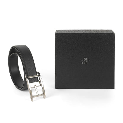 Tresmode Yor Black Men's Leather Belt