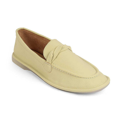 Yorko Green Women's TPR Sole Loafers Tresmode