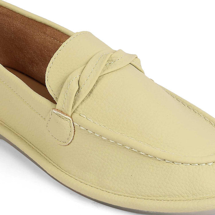 Yorko Green Casual Loafers For Women Tresmode