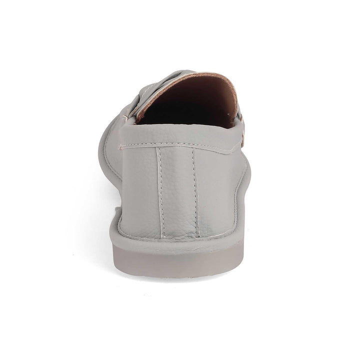 Yorko Grey Women's Square Shape Loafers Tresmode