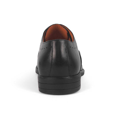 Yovy Black Men's Genuine Leather Lace Ups Tresmode